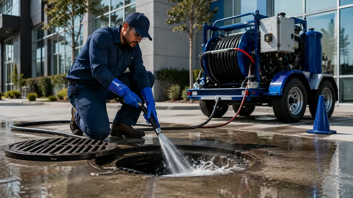 Commercial Hydro Jet Drain Cleaning in Friant